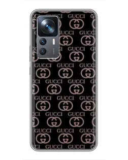 Чохол для Xiaomi 12T з картинкою «Класична монограма Gucci»
