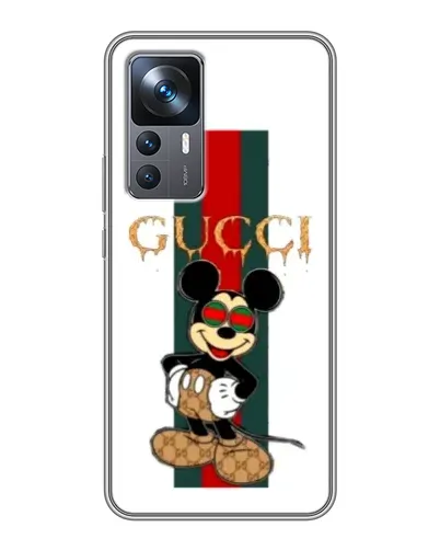 Чохол для Xiaomi 12T з картинкою «Міккі Маус Gucci — смуги» Чохол для Xiaomi 12T з картинкою «Міккі Маус Gucci — смуги»