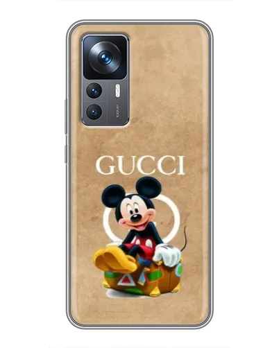 Чохол для Xiaomi 12T з картинкою «Міккі Маус Gucci — крафт» Чохол для Xiaomi 12T з картинкою «Міккі Маус Gucci — крафт»
