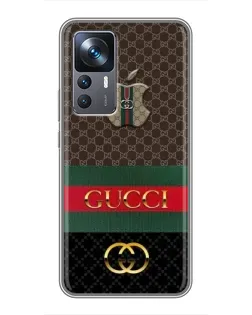 Чохол для Xiaomi 12T з картинкою «Gucci — брендований десерт»