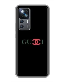 Чохол для Xiaomi 12T з картинкою «Gucci — червоний градієнт»