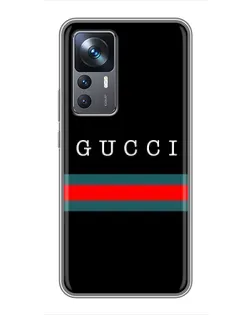 Чохол для Xiaomi 12T з картинкою «Gucci — червоний пояс»