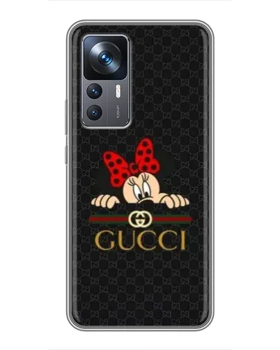 Чохол для Xiaomi 12T з картинкою «Мінні Маус Gucci — чорний» Чохол для Xiaomi 12T з картинкою «Мінні Маус Gucci — чорний»