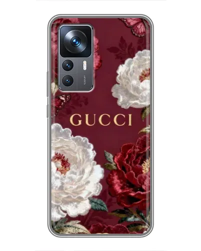 Чохол для Xiaomi 12T з картинкою «Gucci — бордові троянди» Чохол для Xiaomi 12T з картинкою «Gucci — бордові троянди»