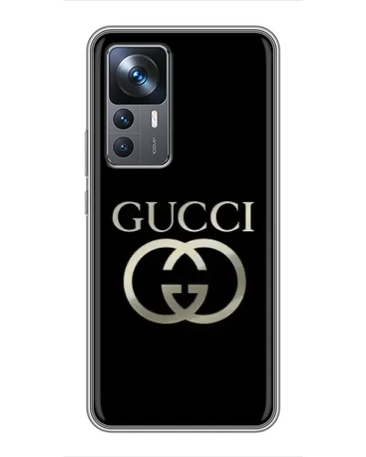 Чохол для Xiaomi 12T з картинкою «Gucci — золото на чорному» Чохол для Xiaomi 12T з картинкою «Gucci — золото на чорному»