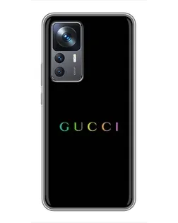 Чохол для Xiaomi 12T з картинкою «Gucci — неоновий мінімалізм»