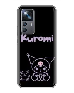 Чохол для Xiaomi 12T з картинкою «Kuromi — чорний мінімалізм» Чохол для Xiaomi 12T з картинкою «Kuromi — чорний мінімалізм»