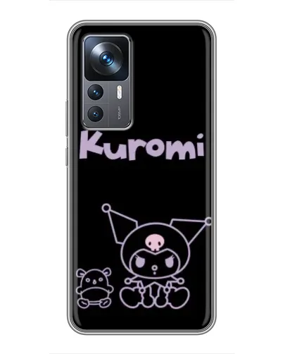 Чохол для Xiaomi 12T з картинкою «Kuromi — чорний мінімалізм» Чохол для Xiaomi 12T з картинкою «Kuromi — чорний мінімалізм»