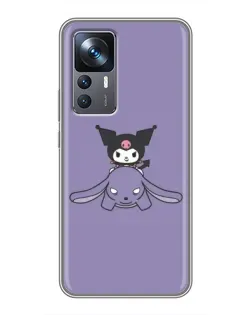 Чохол для Xiaomi 12T з картинкою «Kuromi на ліловому фоні» Чохол для Xiaomi 12T з картинкою «Kuromi на ліловому фоні»
