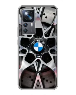 Чохол для Xiaomi 12T з картинкою «BMW — деталь диска» Чохол для Xiaomi 12T з картинкою «BMW — деталь диска»