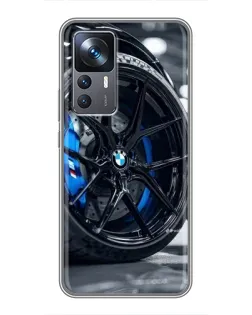 Чохол для Xiaomi 12T з картинкою «Колесо BMW зблизька»