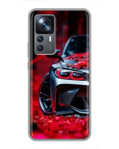 Чохол для Xiaomi 12T з картинкою «Спортивна BMW та квіти» Чохол для Xiaomi 12T з картинкою «Спортивна BMW та квіти»