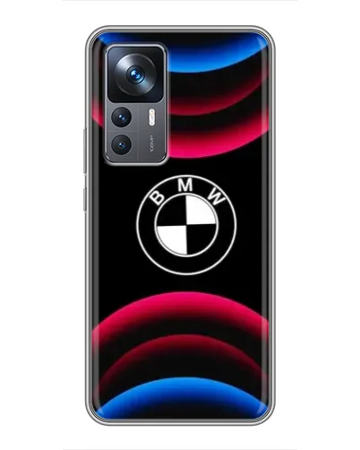 Чохол для Xiaomi 12T з картинкою «Логотип BMW та неонові дуги» Чохол для Xiaomi 12T з картинкою «Логотип BMW та неонові дуги»