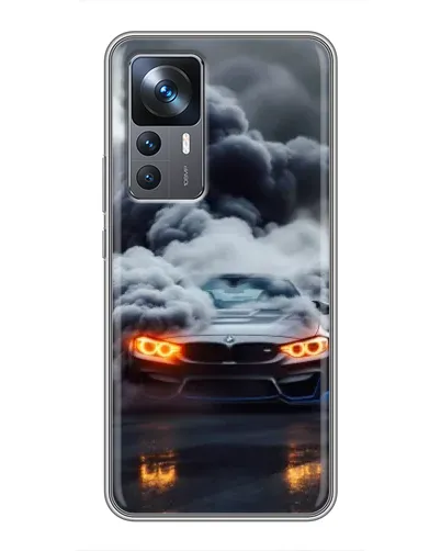 Чохол для Xiaomi 12T з картинкою «BMW у диму» Чохол для Xiaomi 12T з картинкою «BMW у диму»