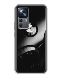 Чохол для Xiaomi 12T з картинкою «Емблема BMW — макро»