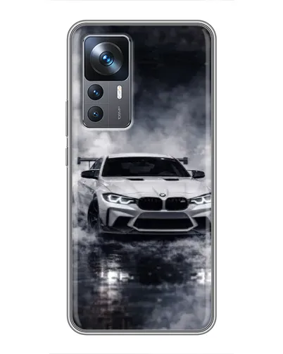 Чохол для Xiaomi 12T з картинкою «BMW крізь туман» Чохол для Xiaomi 12T з картинкою «BMW крізь туман»