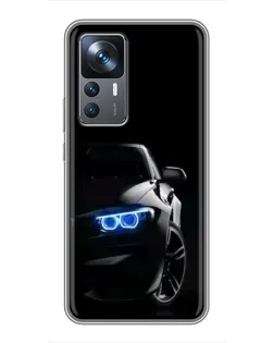 Чохол для Xiaomi 12T з картинкою «BMW — нічний погляд»