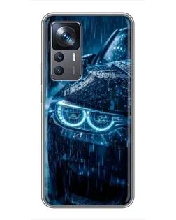 Чохол для Xiaomi 12T з картинкою «BMW під дощем»