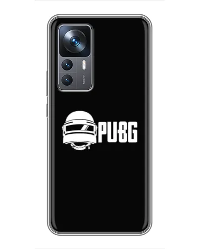 Чехол для Xiaomi 12T с картинкой «PUBG — классический лого» Чехол для Xiaomi 12T с картинкой «PUBG — классический лого»