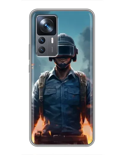 Чехол для Xiaomi 12T с картинкой «PUBG — реалистичный герой» Чехол для Xiaomi 12T с картинкой «PUBG — реалистичный герой»
