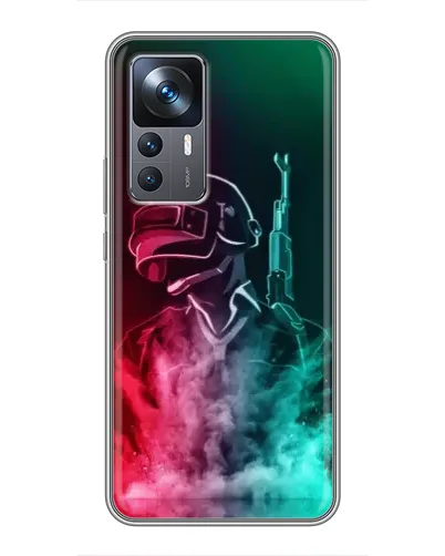 Чехол для Xiaomi 12T с картинкой «PUBG — огненный воин» Чехол для Xiaomi 12T с картинкой «PUBG — огненный воин»