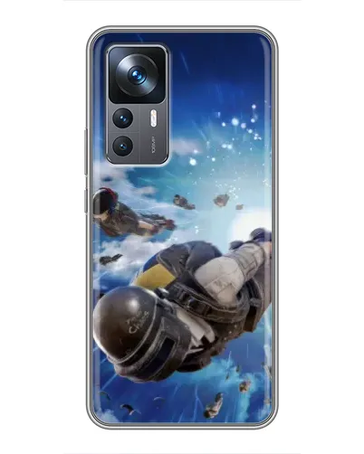 Чехол для Xiaomi 12T с картинкой «Десант PUBG — прыжок» Чехол для Xiaomi 12T с картинкой «Десант PUBG — прыжок»