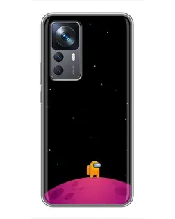 Чохол для Xiaomi 12T з картинкою «Самотній герой на планеті»