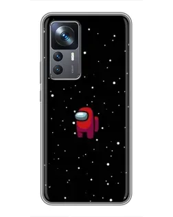 Чохол для Xiaomi 12T з картинкою «Червоний Among Us»