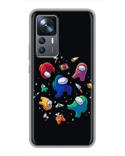 Чохол для Xiaomi 12T з картинкою «Among Us космос»