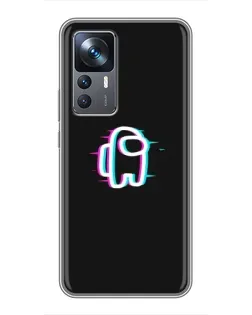 Чохол для Xiaomi 12T з картинкою «Among Us неон»