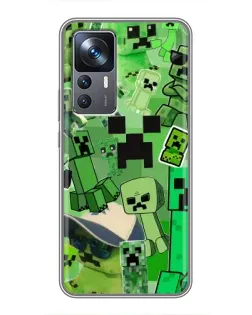Чохол для Xiaomi 12T з картинкою «Кріпери Minecraft»