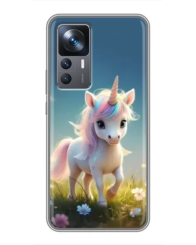 Чохол для Xiaomi 12T з картинкою «Єдиноріг на галявині» Чохол для Xiaomi 12T з картинкою «Єдиноріг на галявині»