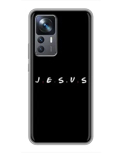 Чохол для Xiaomi 12T з картинкою «Крапки віри J.E.S.U.S.»