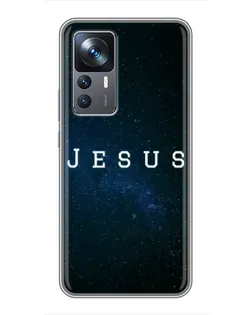 Чохол для Xiaomi 12T з картинкою «Зоряне небо Jesus»