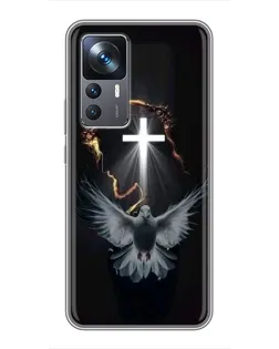Чохол для Xiaomi 12T з картинкою «Голуб та Світло»