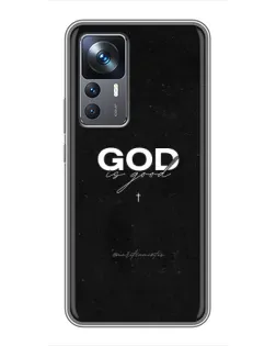 Чохол для Xiaomi 12T з картинкою «GOD — Бог над усім»