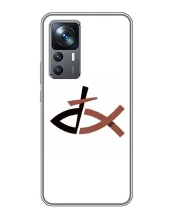 Чохол для Xiaomi 12T з картинкою «Риба та хрест»