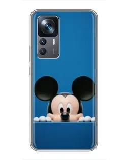 Чохол для Xiaomi 12T з картинкою «Міккі виглядає»