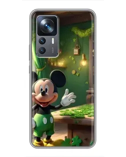 Чохол для Xiaomi 12T з картинкою «Міккі в майстерні»