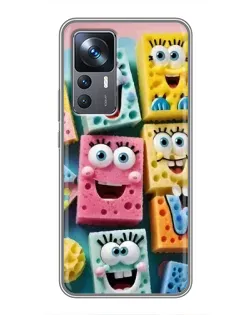 Чохол для Xiaomi 12T з картинкою «Кольорові губки»