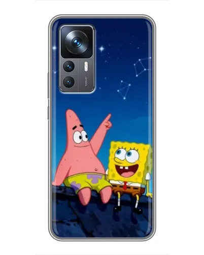 Чохол для Xiaomi 12T з картинкою «Губка Боб та Патрік вночі» Чохол для Xiaomi 12T з картинкою «Губка Боб та Патрік вночі»