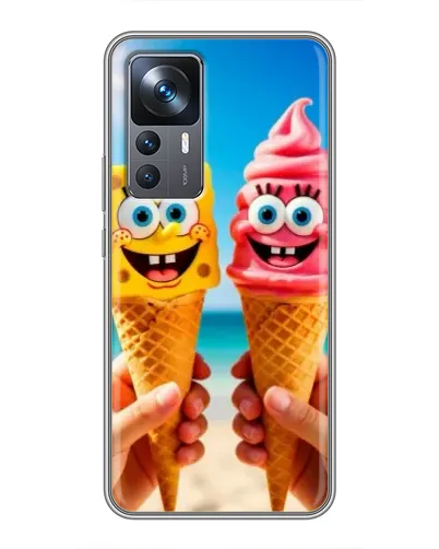 Чохол для Xiaomi 12T з картинкою «Спанч Боб морозиво» Чохол для Xiaomi 12T з картинкою «Спанч Боб морозиво»