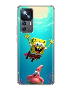 Чехол для Xiaomi 12T с картинкой «Спанч Боб под водой» Чехол для Xiaomi 12T с картинкой «Спанч Боб под водой»