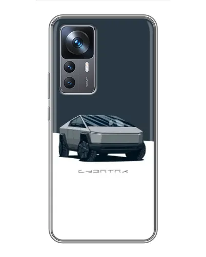 Чохол для Xiaomi 12T з картинкою «Сріблястий Cybertruck Tesla» Чохол для Xiaomi 12T з картинкою «Сріблястий Cybertruck Tesla»