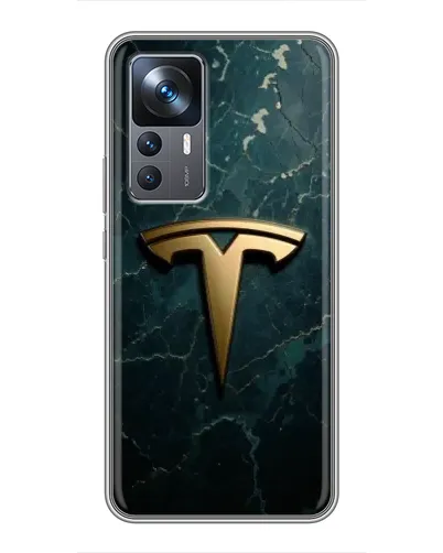 Чохол для Xiaomi 12T з картинкою «Мармурова Tesla Gold» Чохол для Xiaomi 12T з картинкою «Мармурова Tesla Gold»