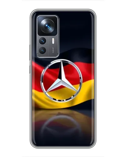 Чохол для Xiaomi 12T з картинкою «Mercedes — прапор Німеччини» Чохол для Xiaomi 12T з картинкою «Mercedes — прапор Німеччини»