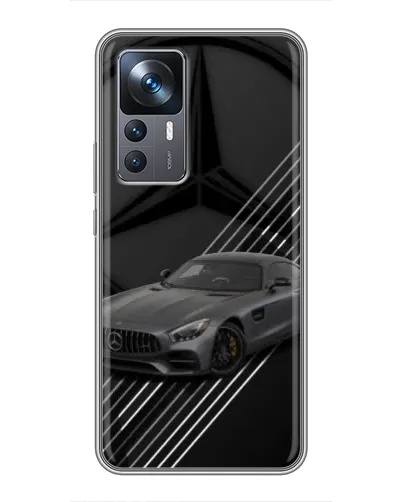 Чохол для Xiaomi 12T з картинкою «Mercedes AMG — графіка» Чохол для Xiaomi 12T з картинкою «Mercedes AMG — графіка»