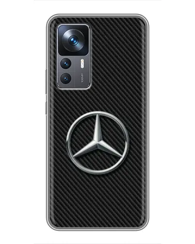 Чохол для Xiaomi 12T з картинкою «Карбоновий Mercedes стиль» Чохол для Xiaomi 12T з картинкою «Карбоновий Mercedes стиль»