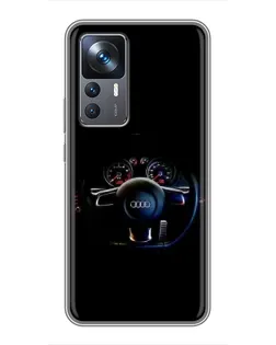 Чохол для Xiaomi 12T з картинкою «Салон Audi — кермо» Чохол для Xiaomi 12T з картинкою «Салон Audi — кермо»