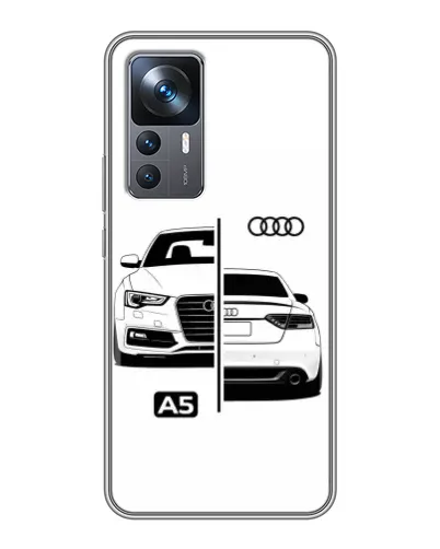 Чохол для Xiaomi 12T з картинкою «Audi — контрастний дизайн» Чохол для Xiaomi 12T з картинкою «Audi — контрастний дизайн»